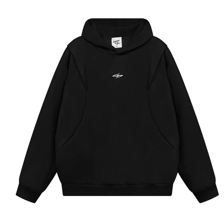 Embroidered Logo Hoodie
