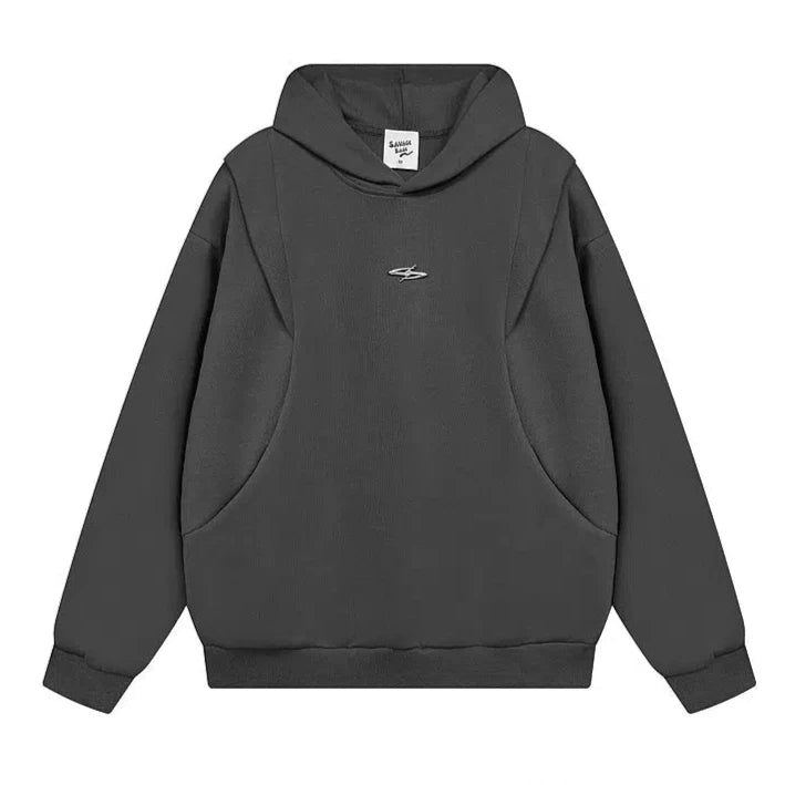 Embroidered Logo Hoodie