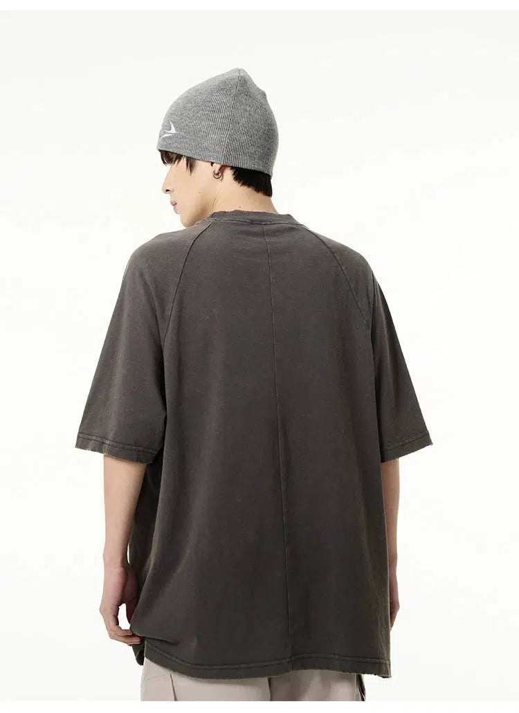 Embroidered Patchwork T-shirt