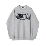 Embroidered Round Neck Sweatshirt