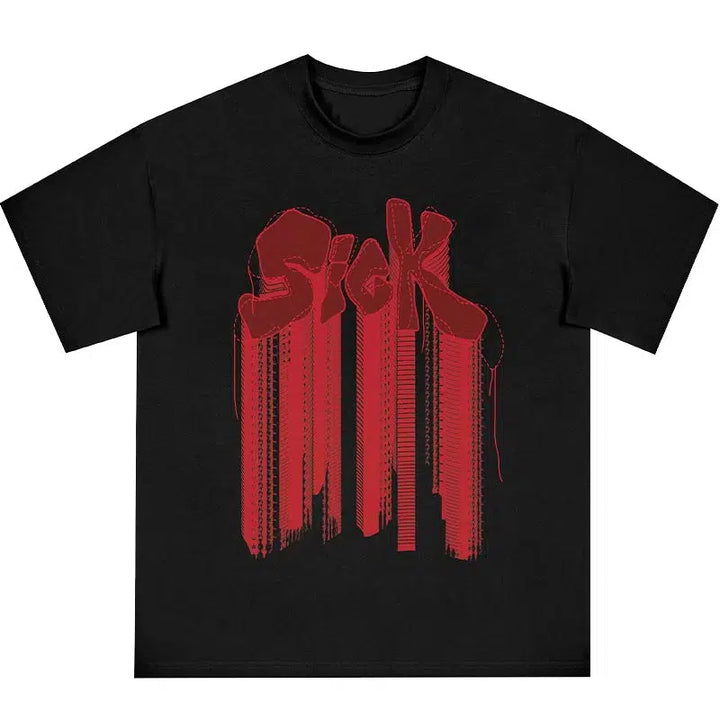 Embroidered Short-sleeved T-shirt