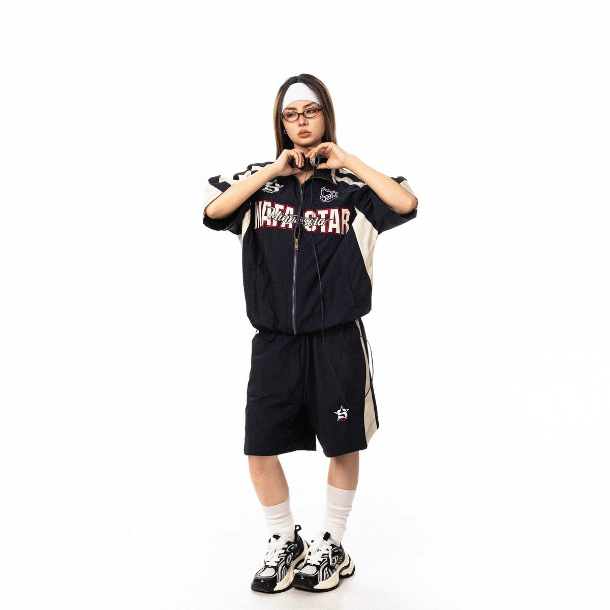 Embroidery Baseball Hooded Jacket