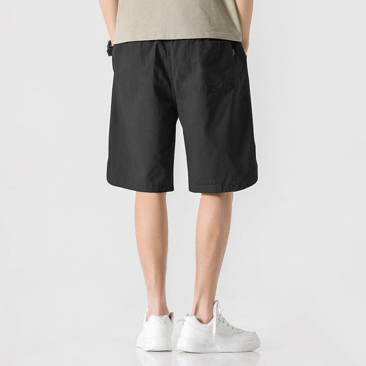 Embroidery Drawstring Track Shorts