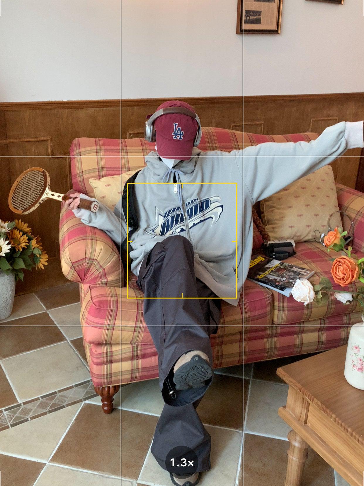 Embroidery Hooded Jacket