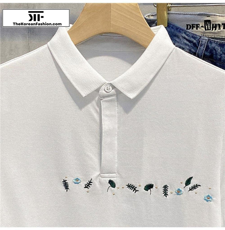 Embroidery Polo T-Shirt