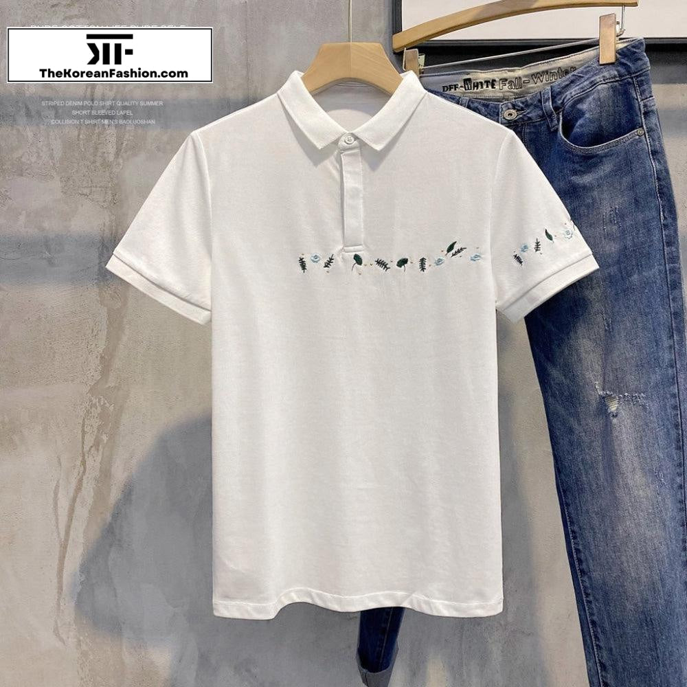 Embroidery Polo T-Shirt