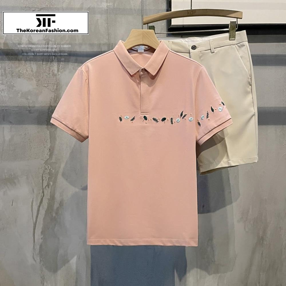 Embroidery Polo T-Shirt