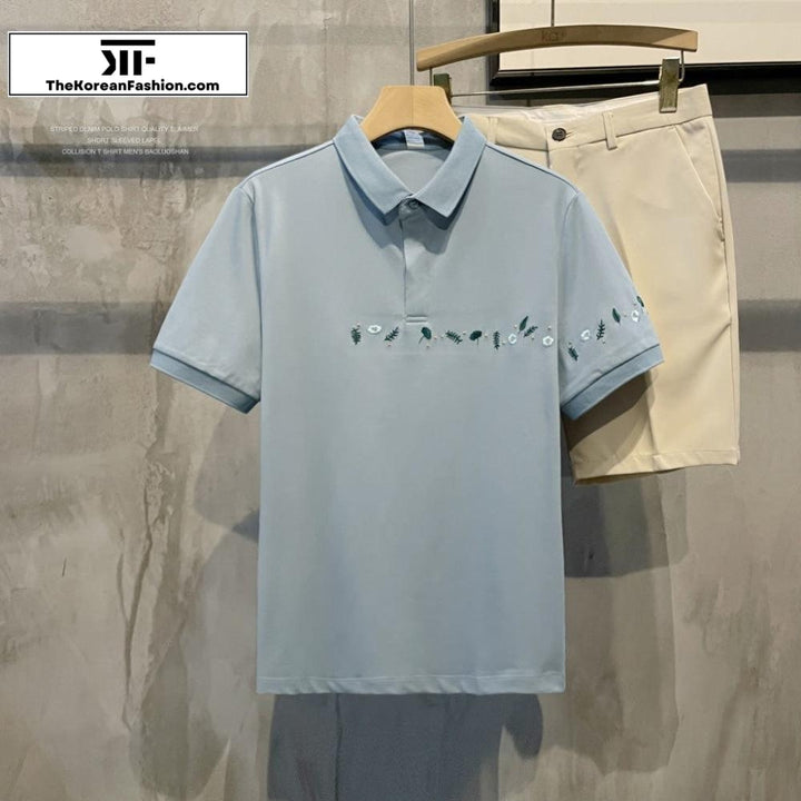 Embroidery Polo T-Shirt