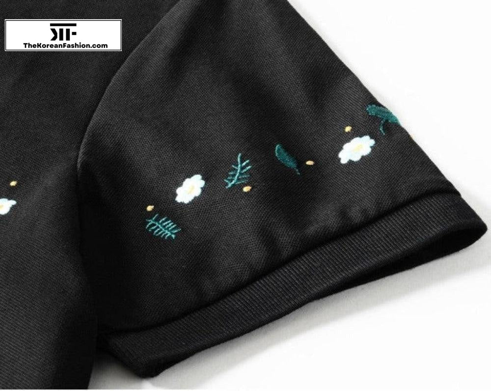 Embroidery Polo T-Shirt