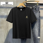 Embroidery Round Neck T-Shirt