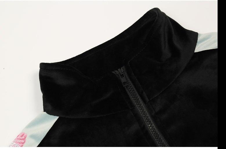 Embroidery Stitching Tracksuit