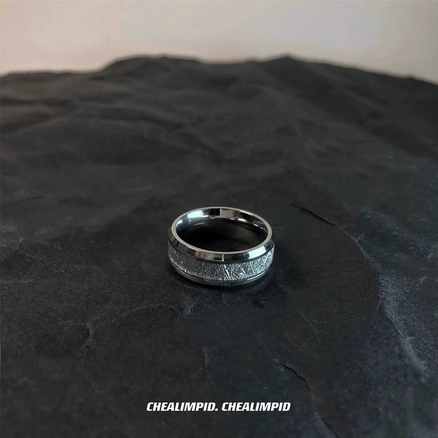 Engraved Geometric Ring