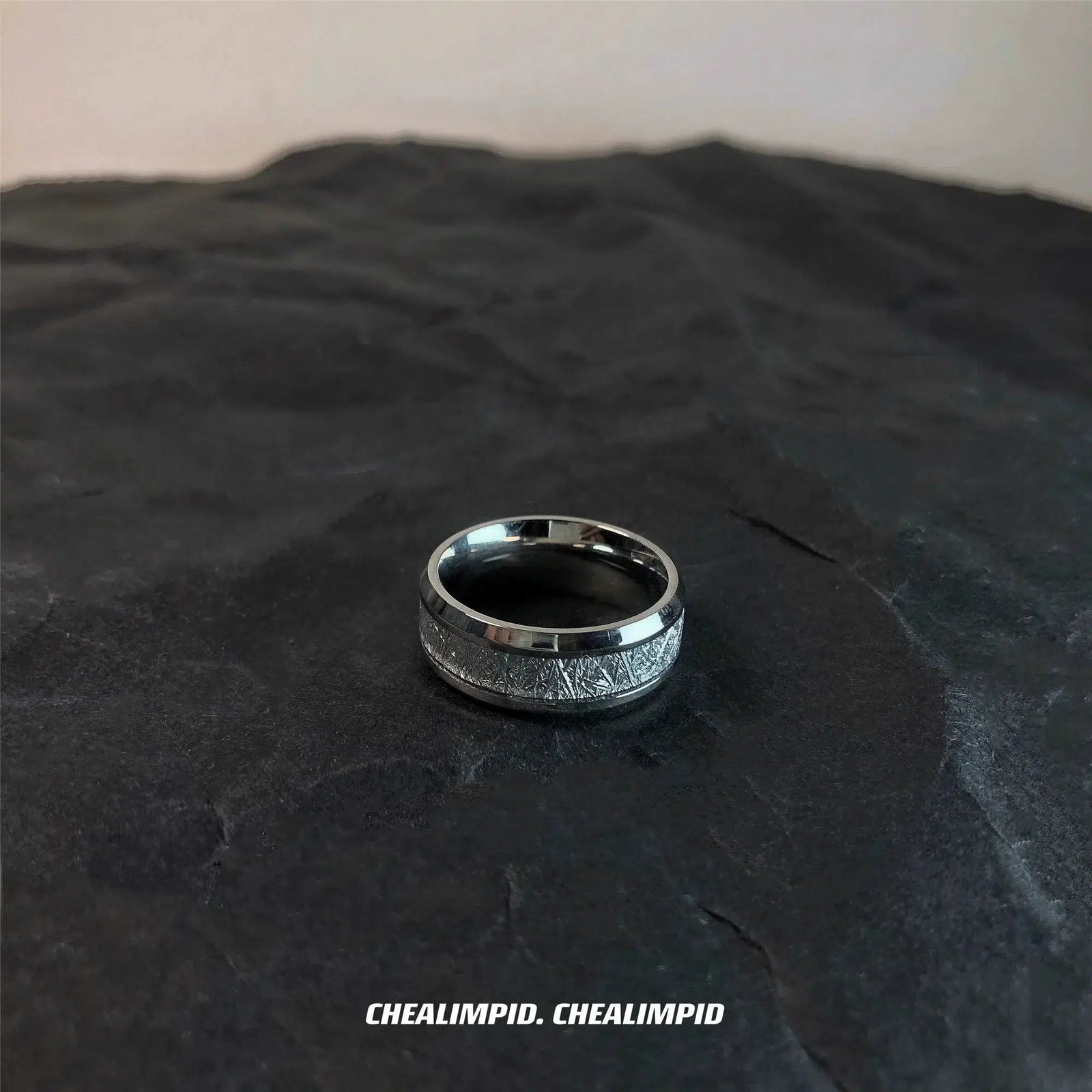 Engraved Geometric Ring