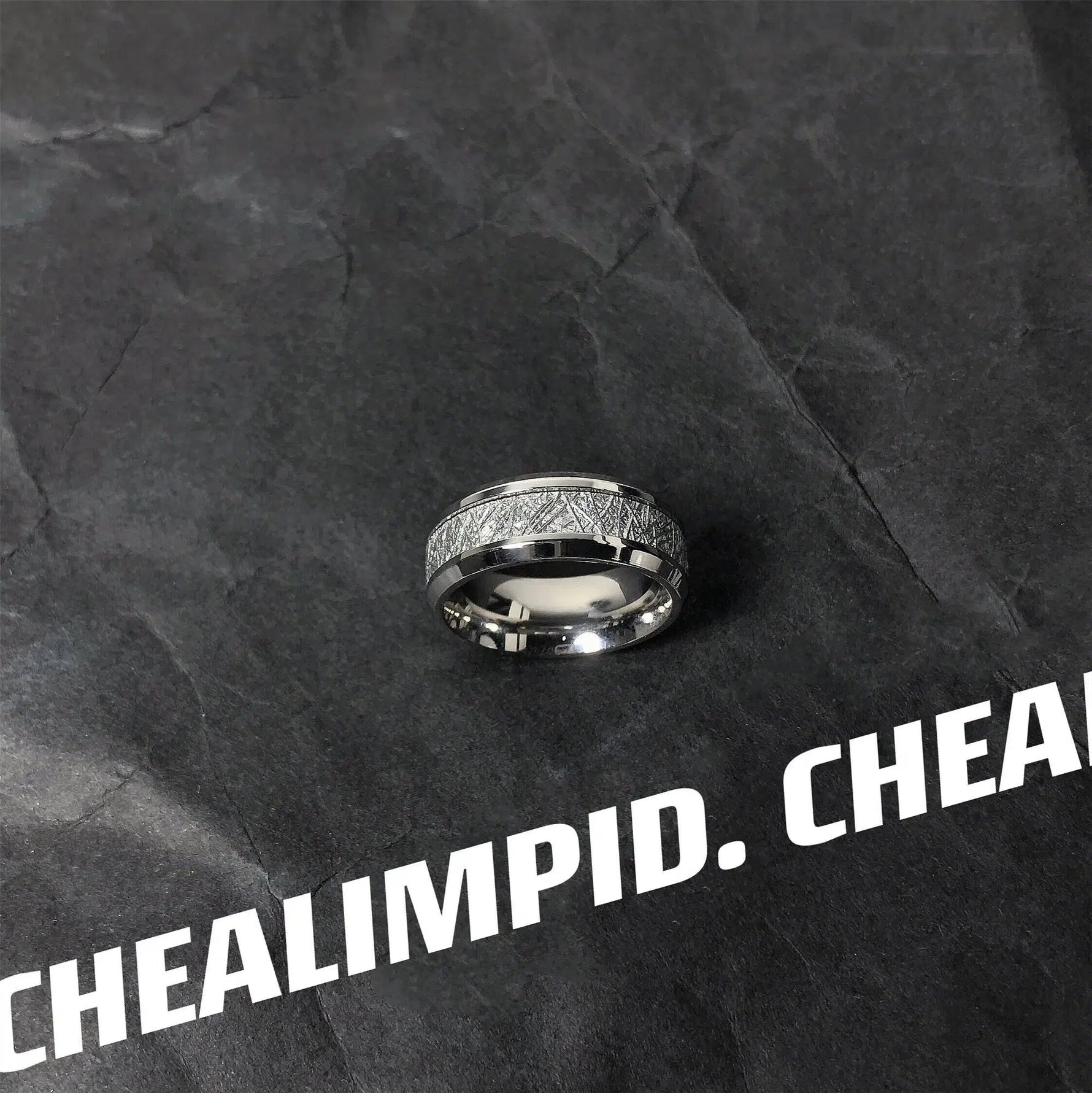 Engraved Geometric Ring