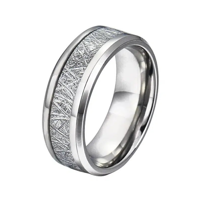 Engraved Geometric Ring