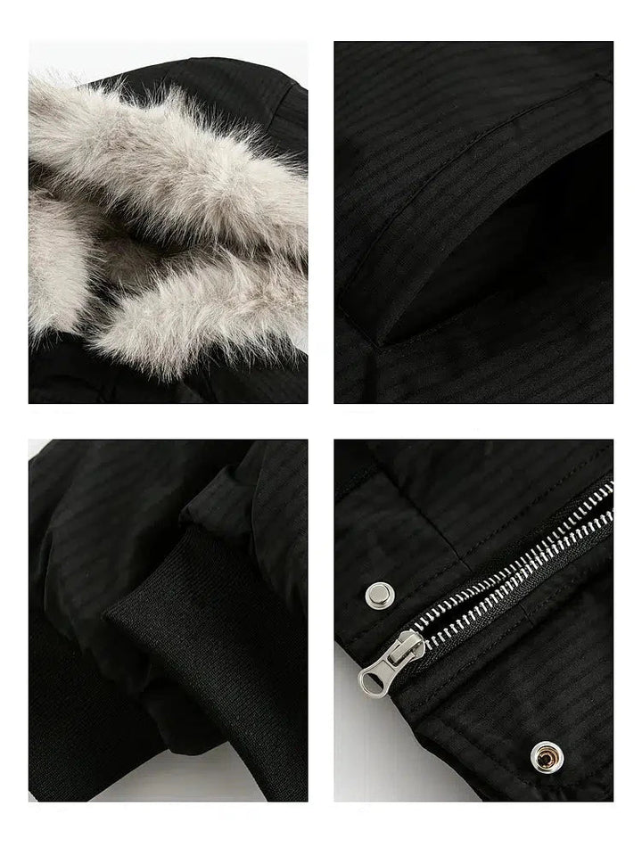 Faux Fur Hood Jacket