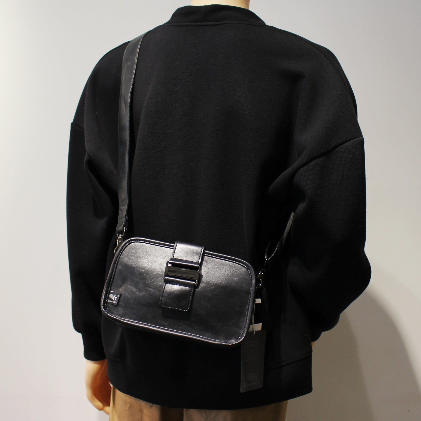 Faux Leather Crossbody Phone Bag