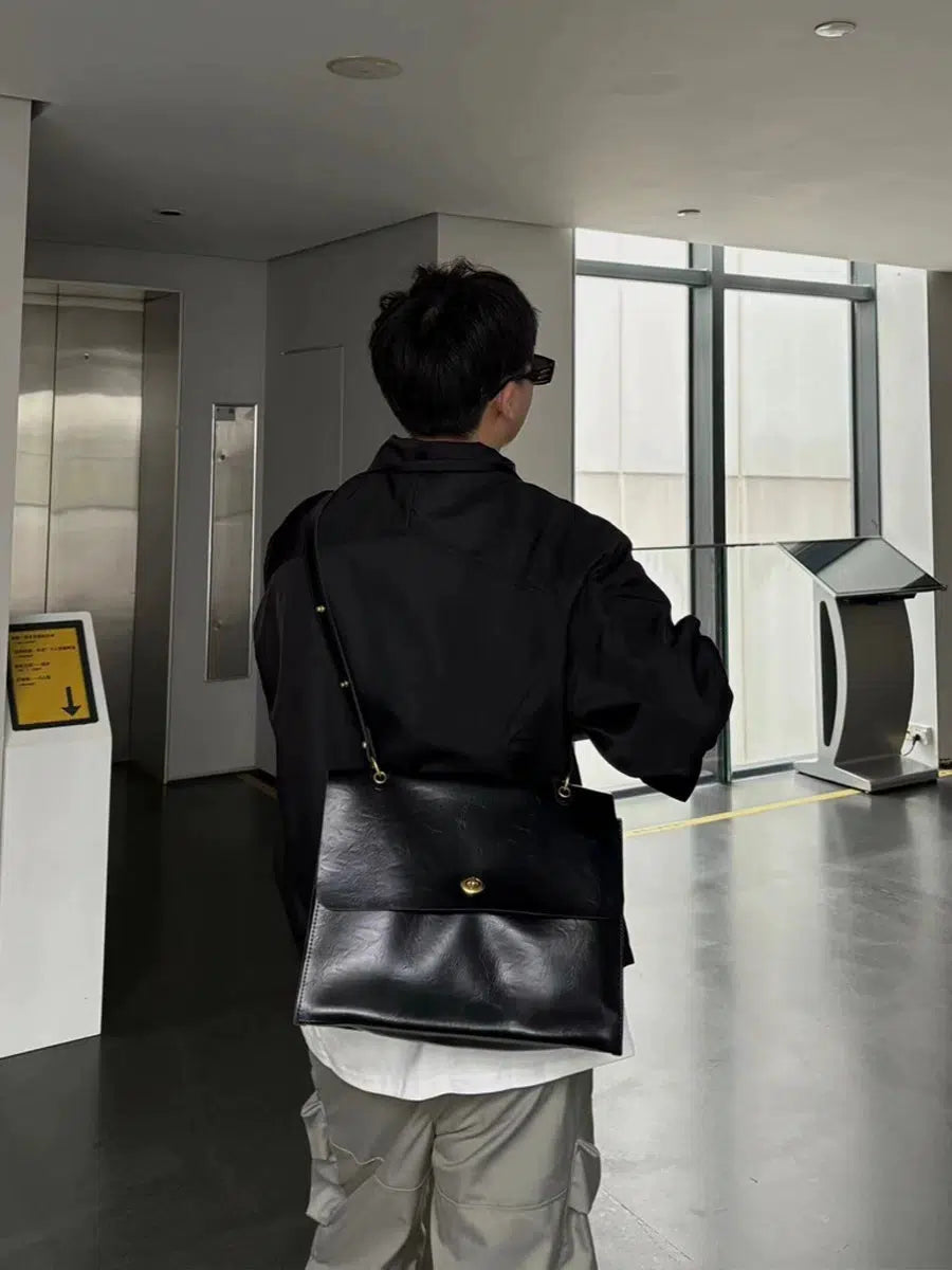 Flap Closure Crossbody Bag