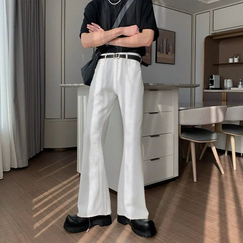 Flared Straight-leg Jeans