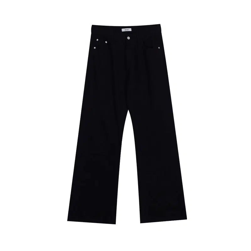 Flared Straight-leg Jeans