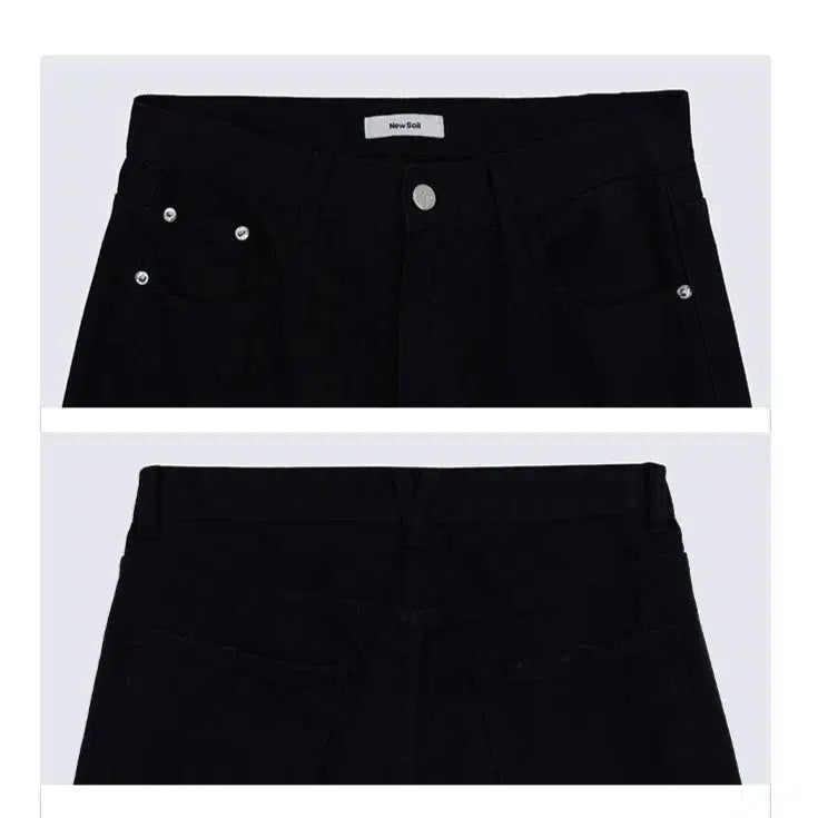 Flared Straight-leg Jeans