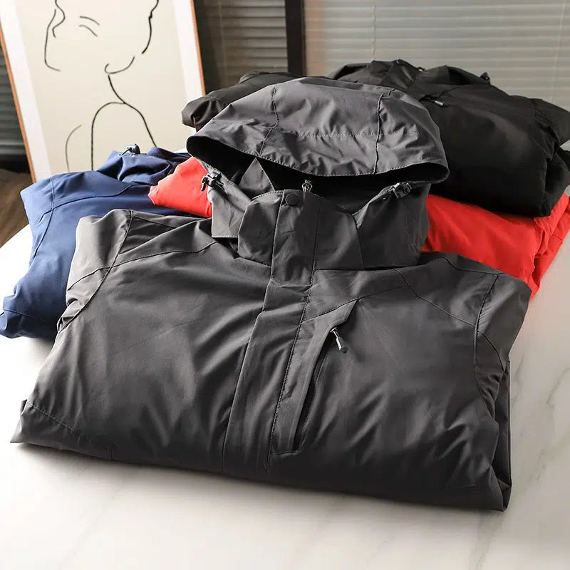 Fleece Polar Detachable Hooded Waterproof Jackets