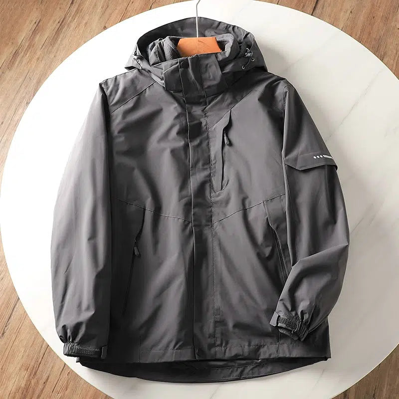 Fleece Polar Detachable Hooded Waterproof Jackets