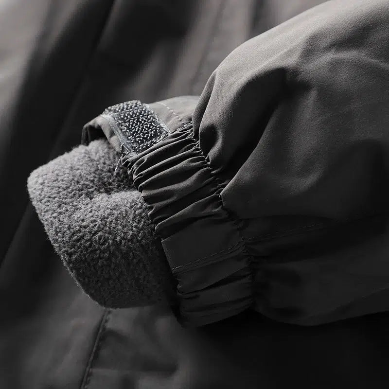 Fleece Polar Detachable Hooded Waterproof Jackets