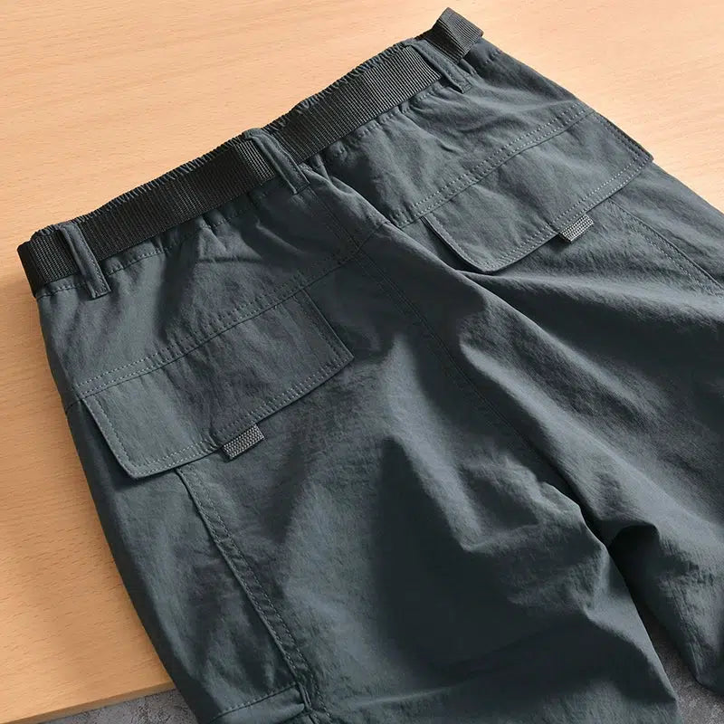 Fleece Straight-leg Cargo Pants