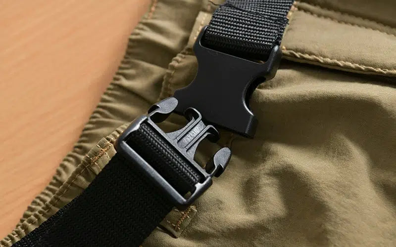 Fleece Straight-leg Cargo Pants