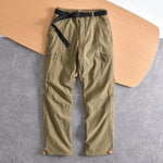 Fleece Straight-leg Cargo Pants