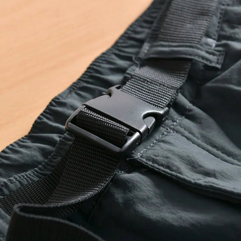 Fleece Straight-leg Cargo Pants