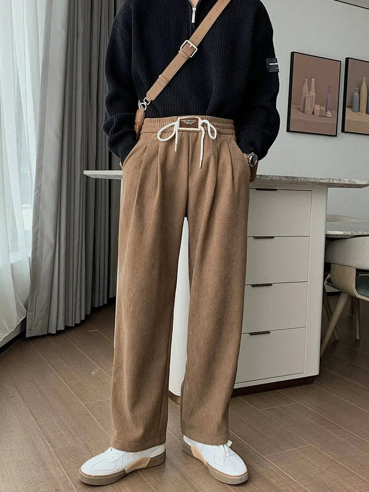 Fleece Wide-leg Sweatpants