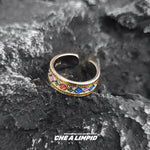 Floral Design Adjustable Ring