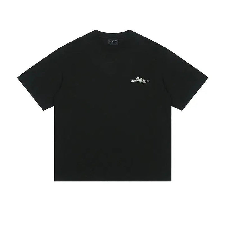 Floral Graphic Slogan T-shirt