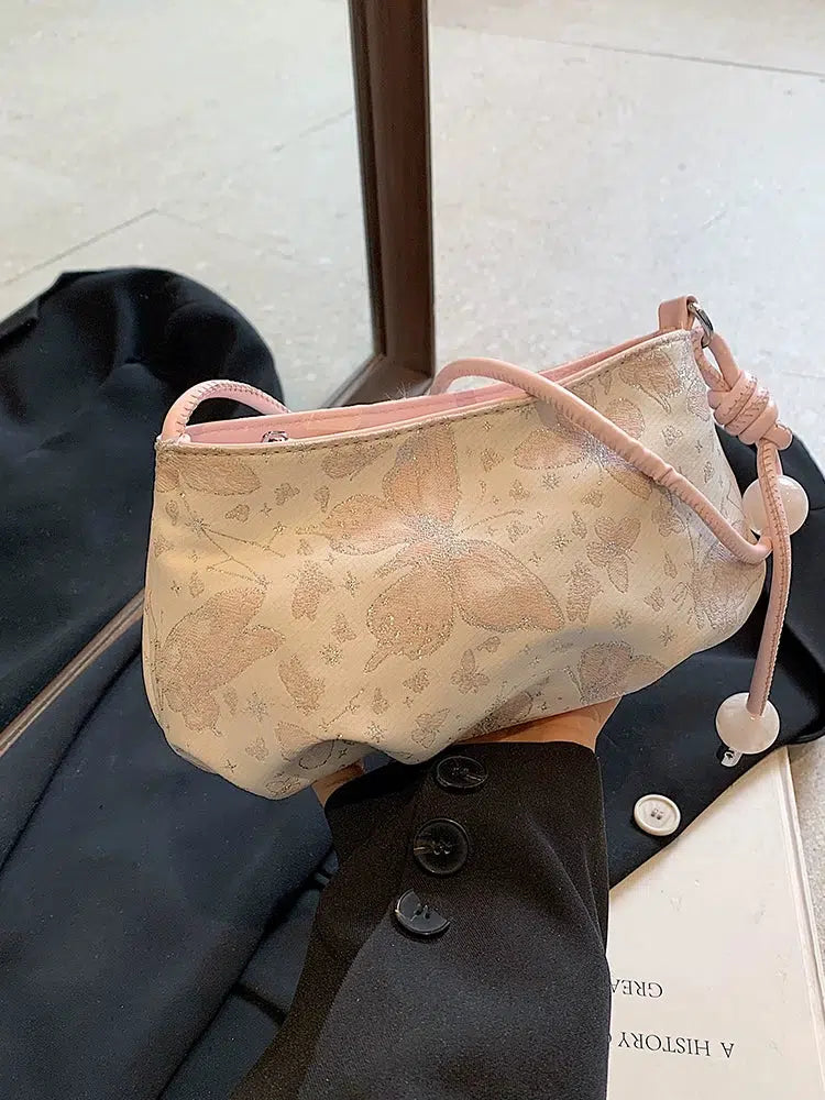 Floral Pattern Shoulder Bag