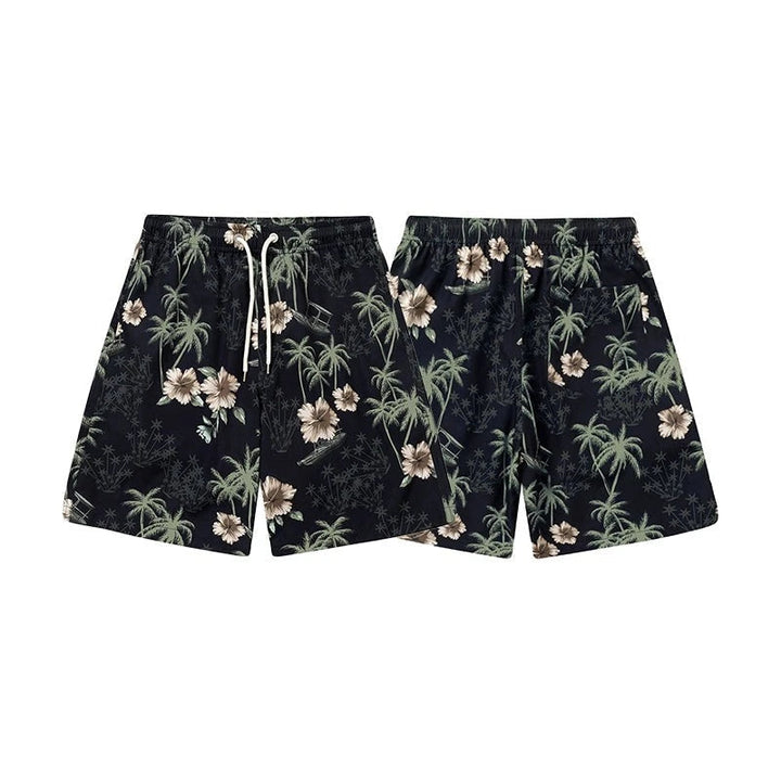 Floral Print Beach Shorts