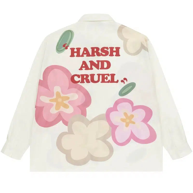 Floral Print Long Sleeve Shirt