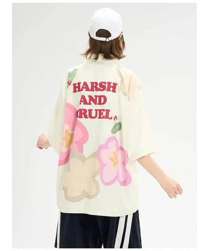Floral Print Short Sleeve Shirt