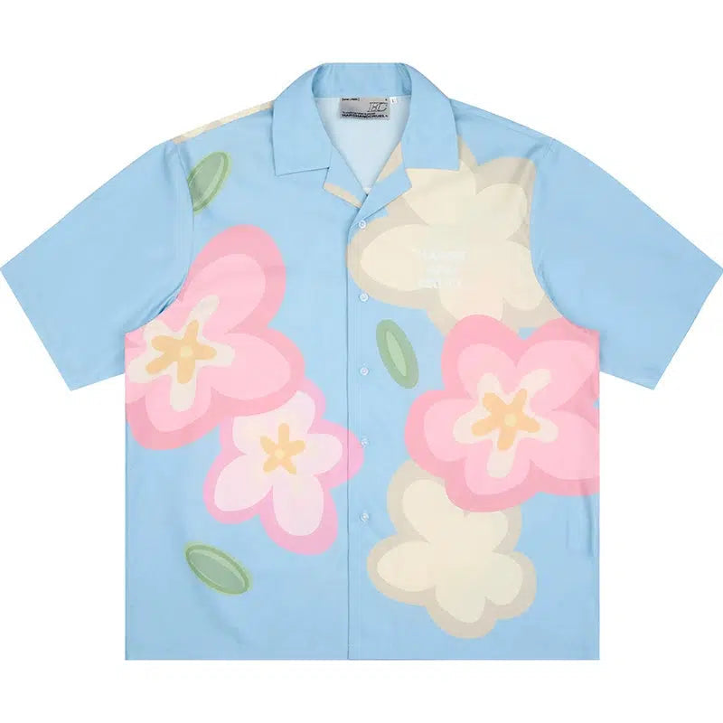 Floral Print Short Sleeve Shirt