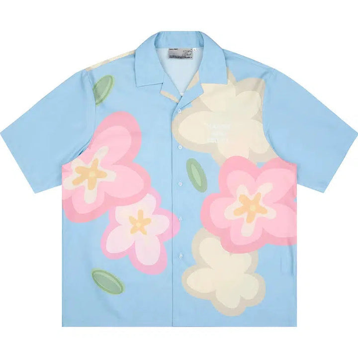 Floral Print Short Sleeve Shirt
