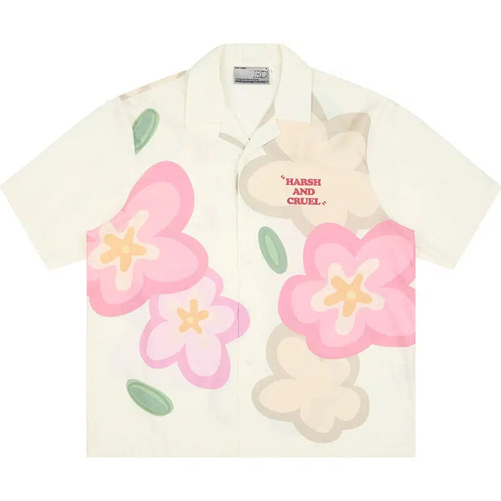 Floral Print Short Sleeve Shirt