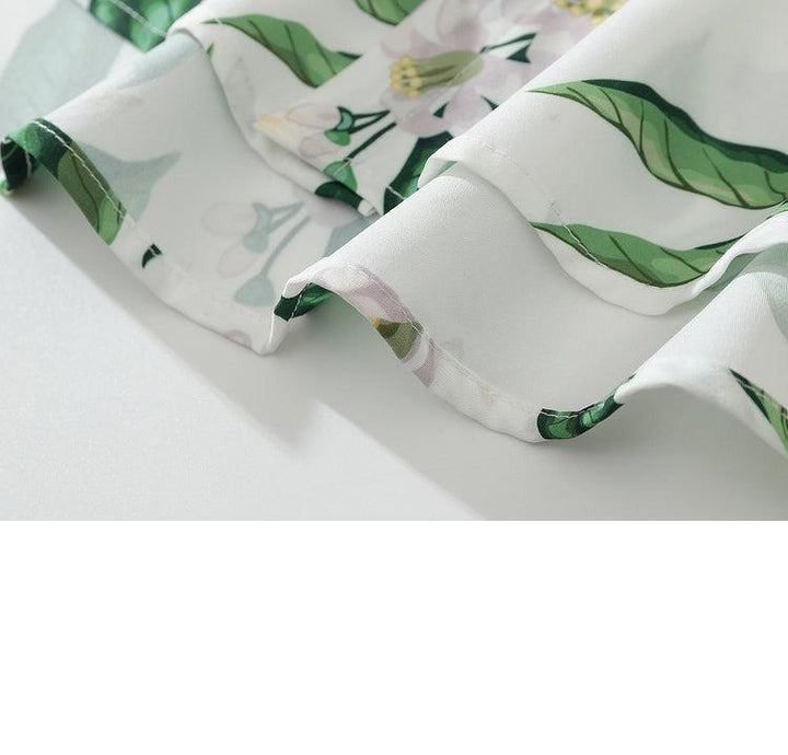 Floral Print Short-sleeved Shirt