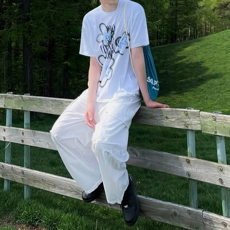 Flower Graffiti T-shirt