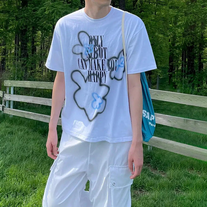 Flower Graffiti T-shirt
