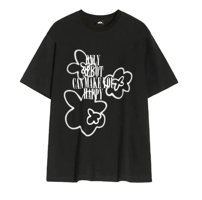 Flower Graffiti T-shirt