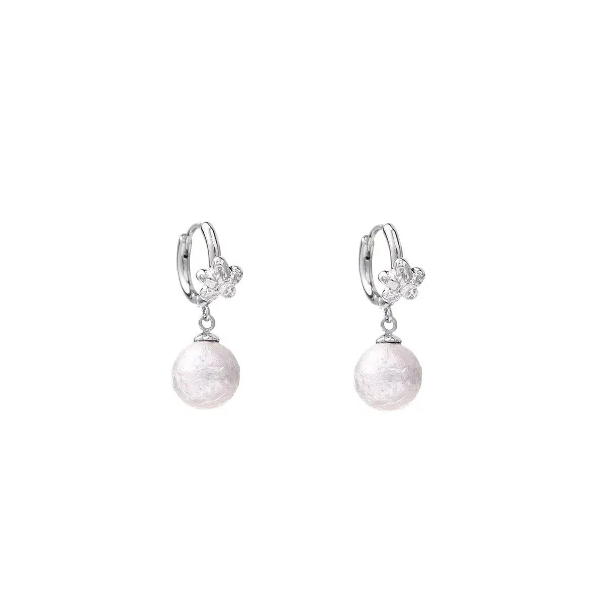 Flower Pearl Earrings