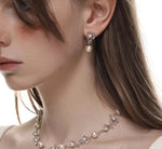 Flower Pearl Earrings