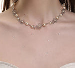 Flower Pearl Necklace