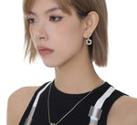 Flower Pendant Earrings